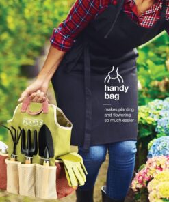 Alternative view of Gardening Tools Set of 10 - Complete Heavy Duty Garden Tools Set with Fashion Handbag - Durable Gardening Supplies Kit Ideal Garden Gifts for Women
